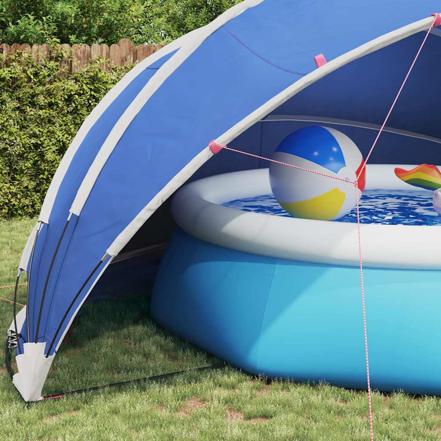 Pooldome Blauw 546 x 516 x 250 cm 185T polyester met PU-coating