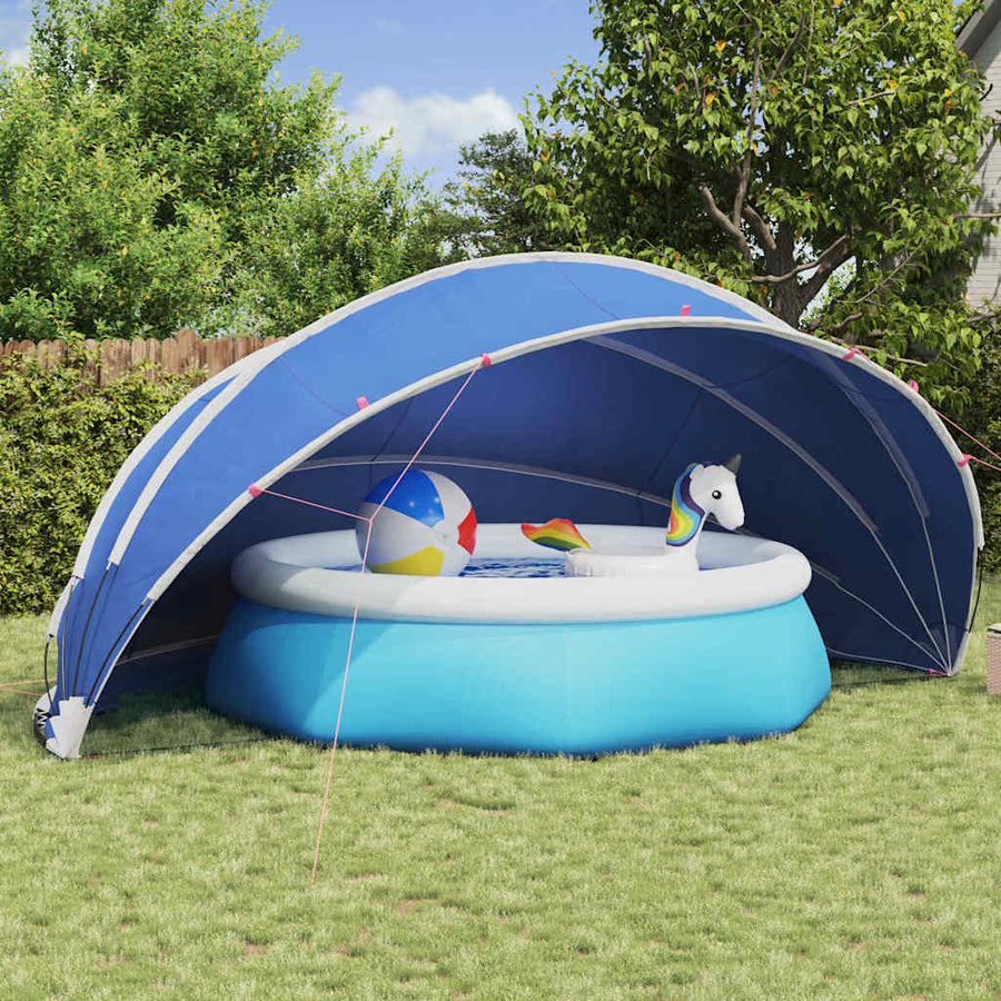 Pooldome Blauw 546 x 516 x 250 cm 185T polyester met PU-coating