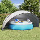 Pool Dome Grey and Orange 546 x 516 x 250 cm