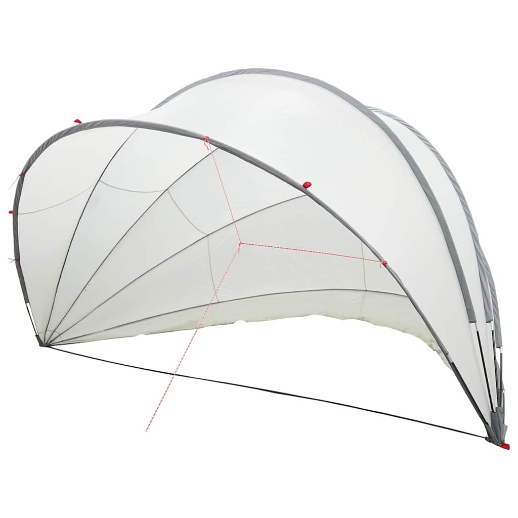 Pooldome Grijs en Oranje 546 x 516 x 250 cm