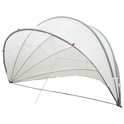 Pooldome Grijs en Oranje 546 x 516 x 250 cm