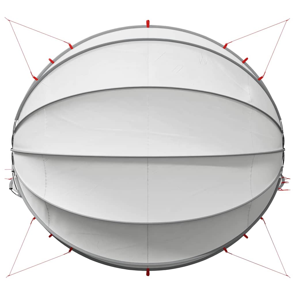 Pooldome Grijs en Oranje 546 x 516 x 250 cm