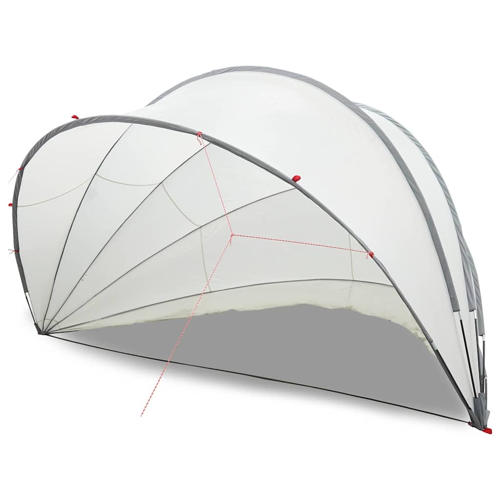 Pooldome Grijs en Oranje 546 x 516 x 250 cm