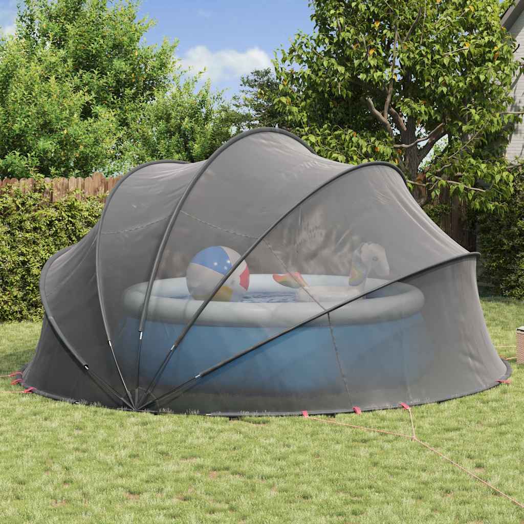 Pooldome Zwart 546 x 516 x 250 cm 185T polyester met PU-coating