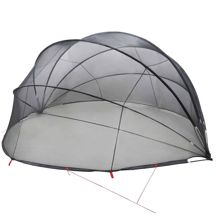 Pooldome 546 x 516 x 250 cm 185T polyester met PU-coating Zwart