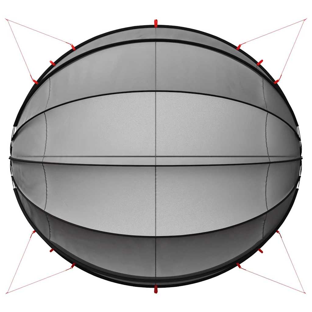 Pooldome Zwart 546 x 516 x 250 cm 185T polyester met PU-coating