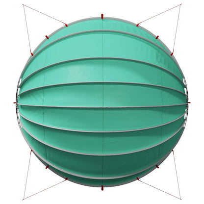 Pooldome Groen 592 x 590 x 275 cm 185T polyester met PU-coating