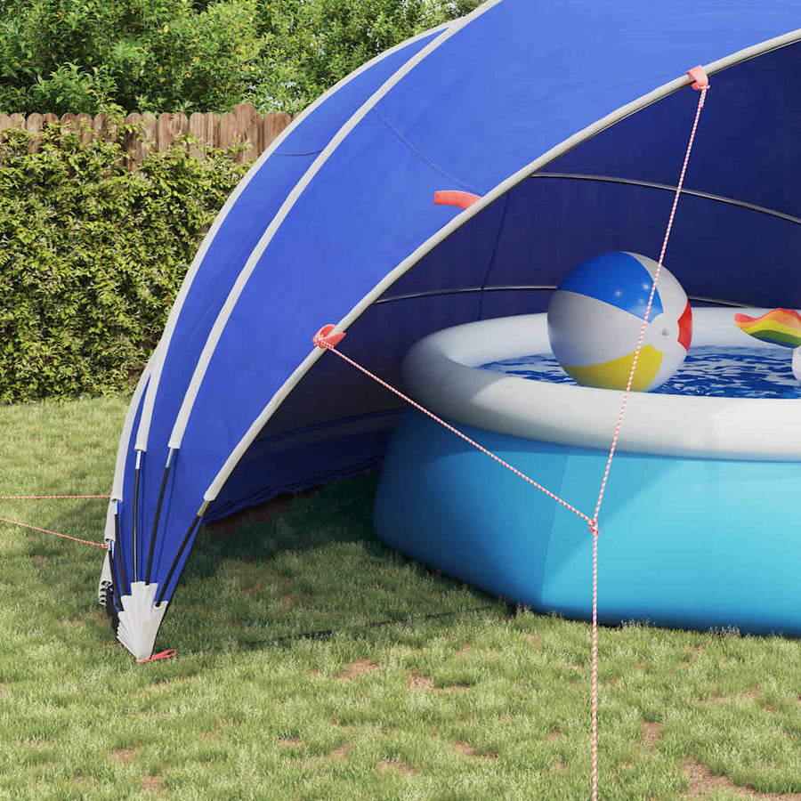 Pooldome Blauw 592 x 590 x 275 cm 185T polyester met PU-coating