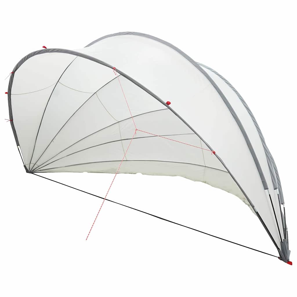 Pooldome Grijs en Oranje 592 x 590 x 275 cm