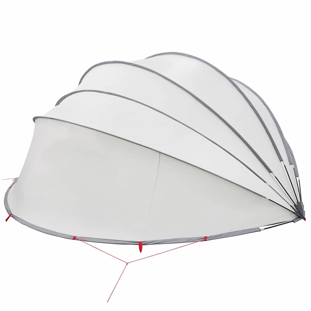 Pooldome Grijs en Oranje 592 x 590 x 275 cm