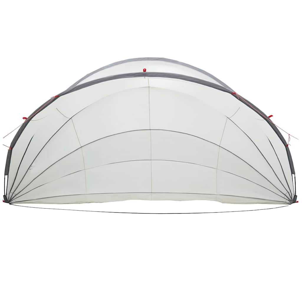 Pooldome Grijs en Oranje 592 x 590 x 275 cm