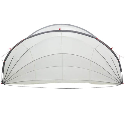 Pooldome Grijs en Oranje 592 x 590 x 275 cm
