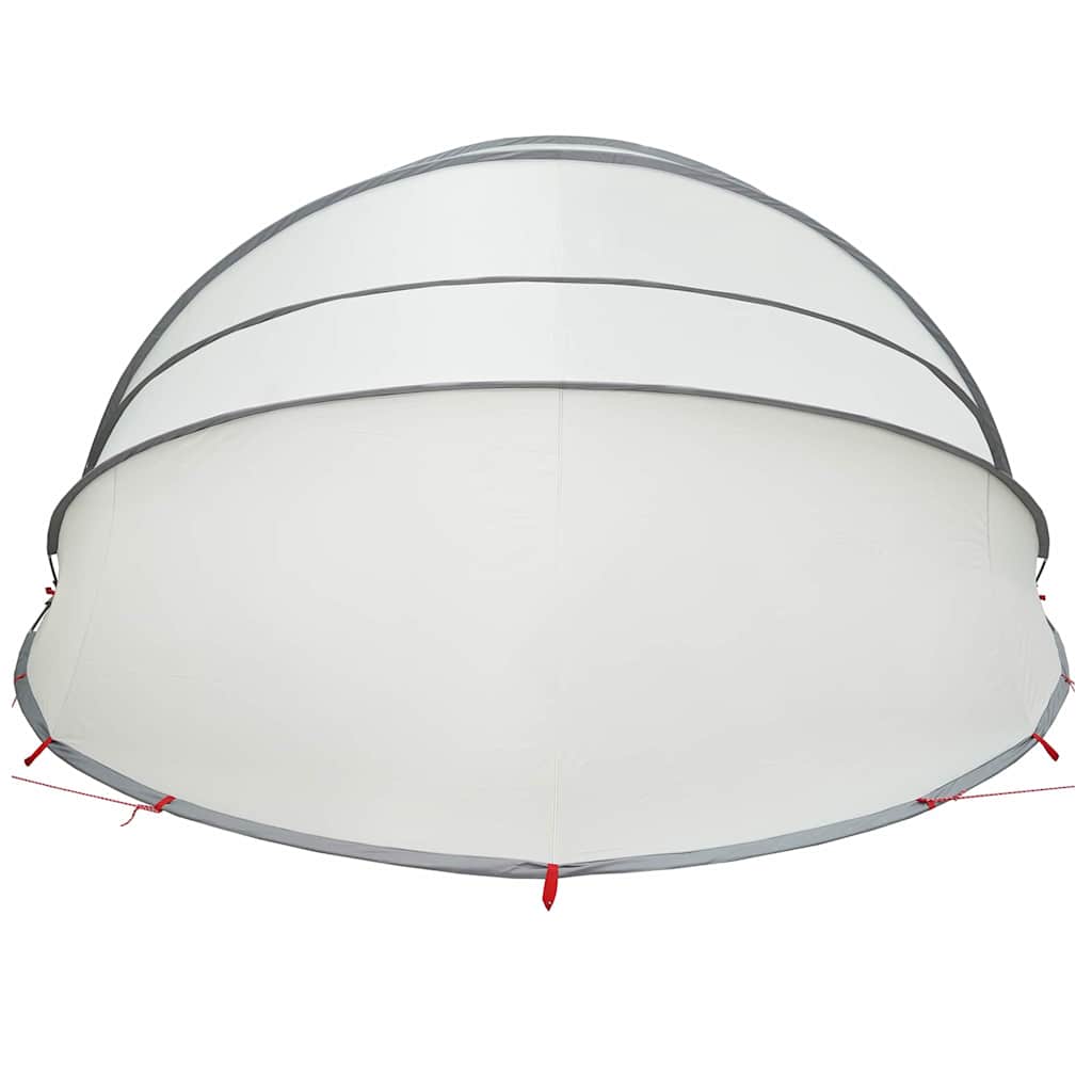 Pooldome Grijs en Oranje 592 x 590 x 275 cm