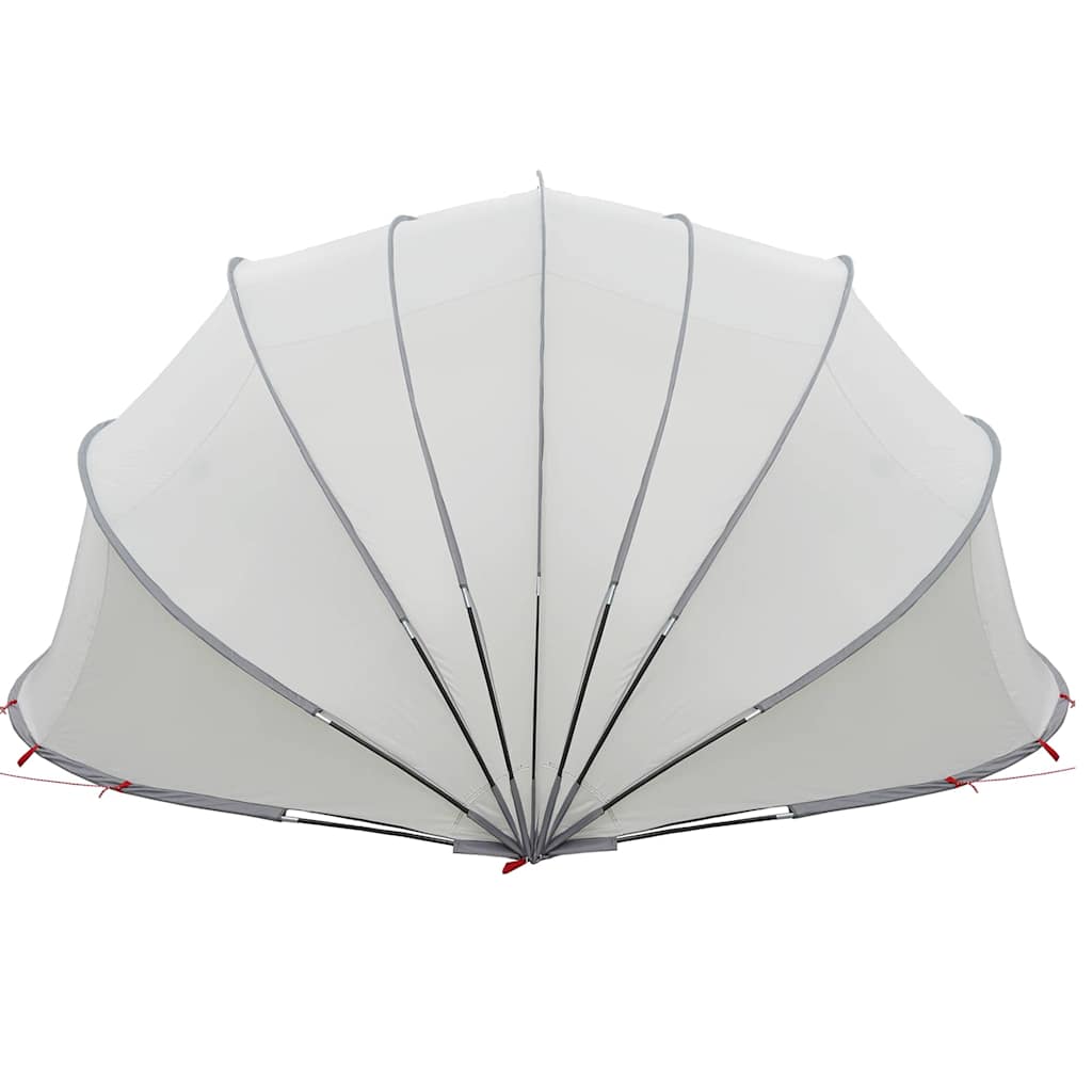Pooldome Grijs en Oranje 592 x 590 x 275 cm