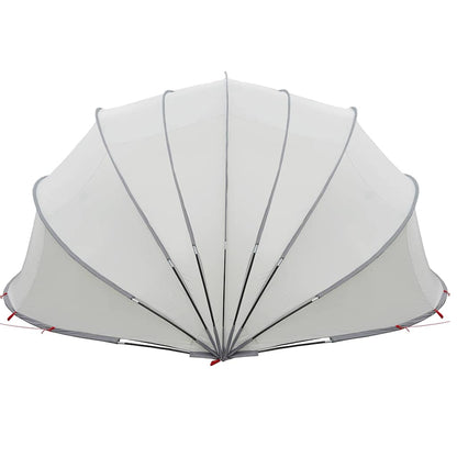 Pooldome Grijs en Oranje 592 x 590 x 275 cm