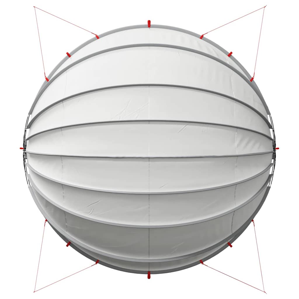 Pooldome Grijs en Oranje 592 x 590 x 275 cm