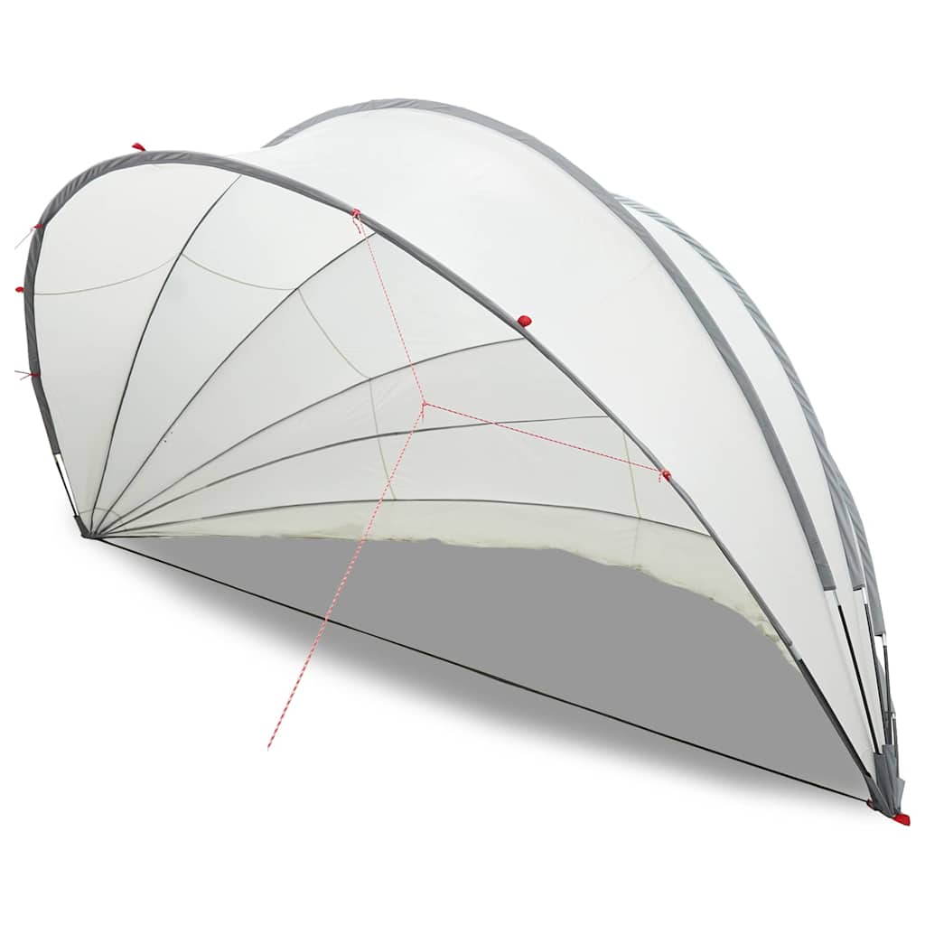 Pooldome Grijs en Oranje 592 x 590 x 275 cm