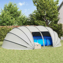 Zwembad Tent Koepel Grijs 538 x 440 x 204 cm