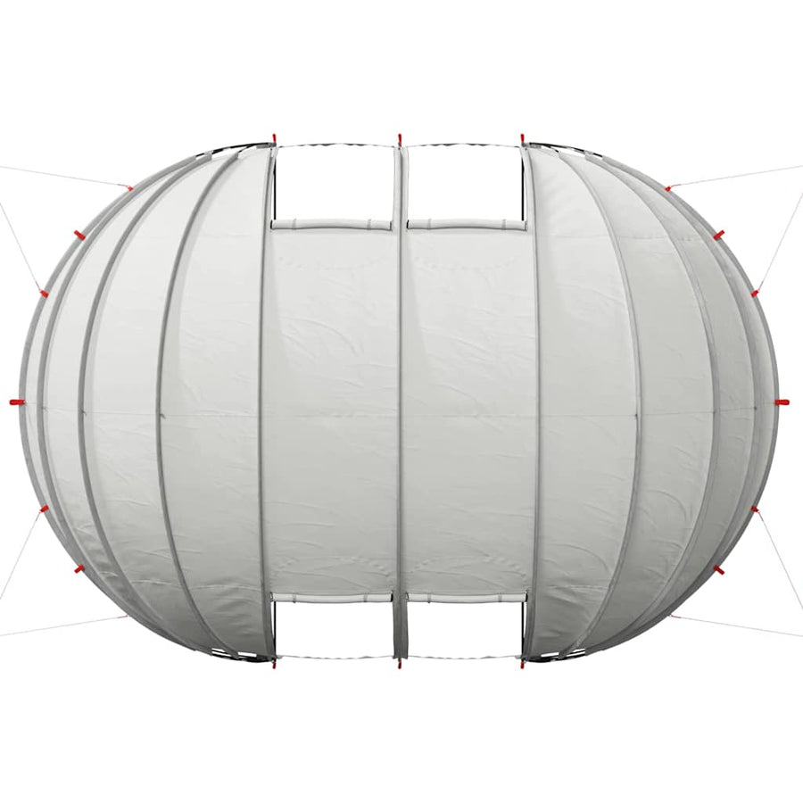 Zwembad Tent Koepel Grijs 538 x 440 x 204 cm