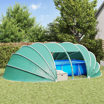 Zwembad Tent Koepel Groen 640 x 432 x 205 cm
