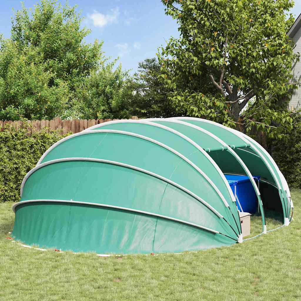 Zwembad Tent Koepel Groen 640 x 432 x 205 cm
