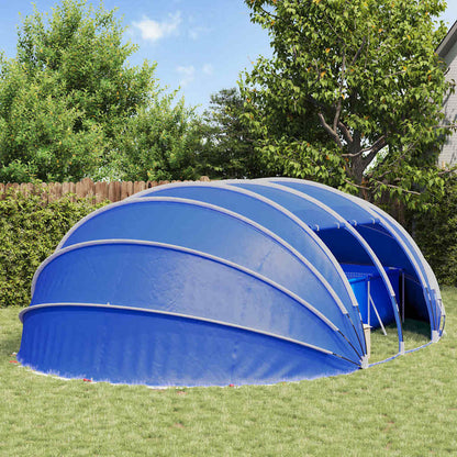 Zwembad Tent Koepel Blauw 640 x 432 x 205 cm