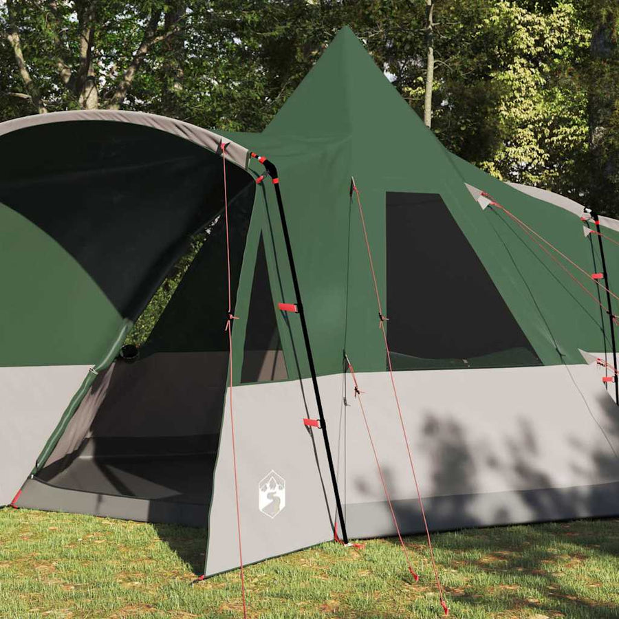 Teepee Tent met dak met opslag Groen 720 x 465 x 295 cm
