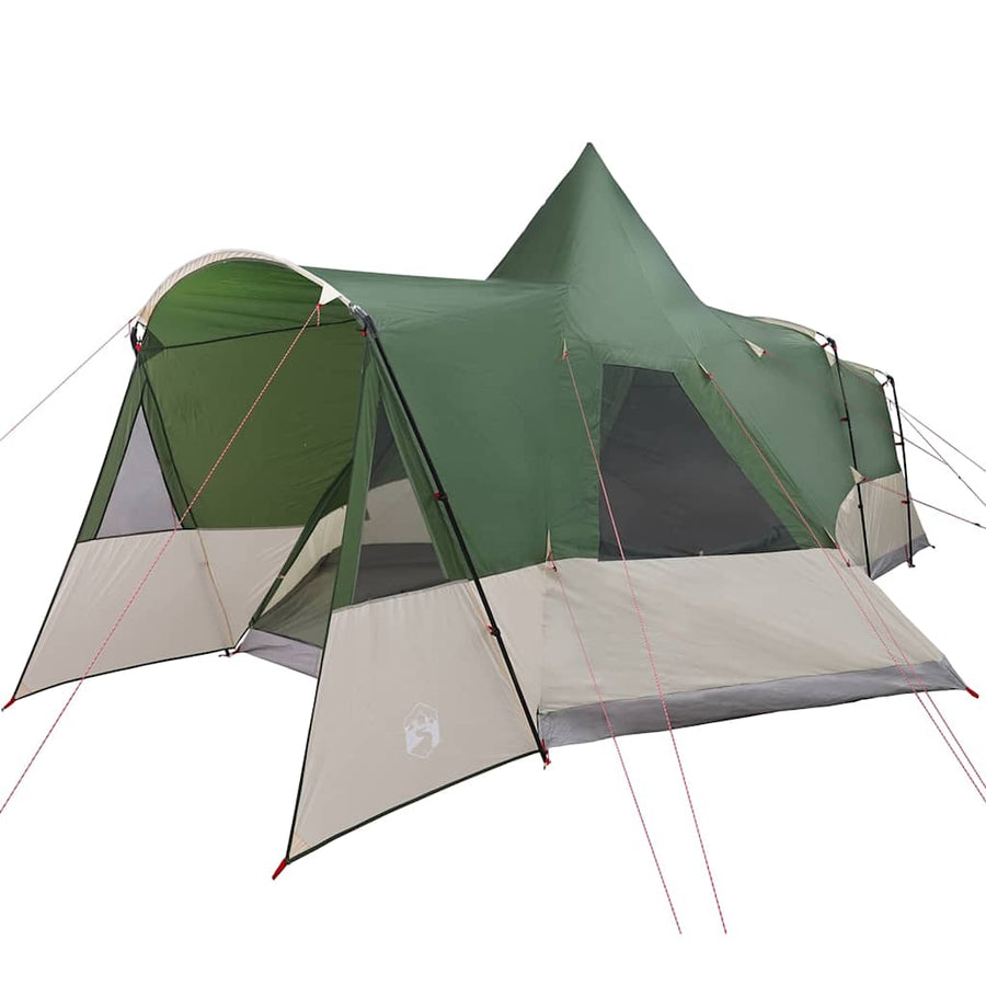 Teepee Tent met dak met opslag Groen 720 x 465 x 295 cm