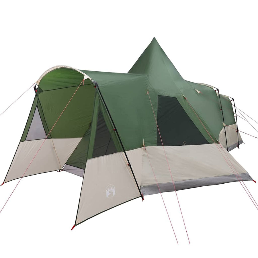 Teepee Tent met dak met opslag Groen 720 x 465 x 295 cm