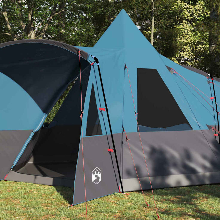 Teepee Tent met dak met opslag Blauw 720 x 465 x 295 cm