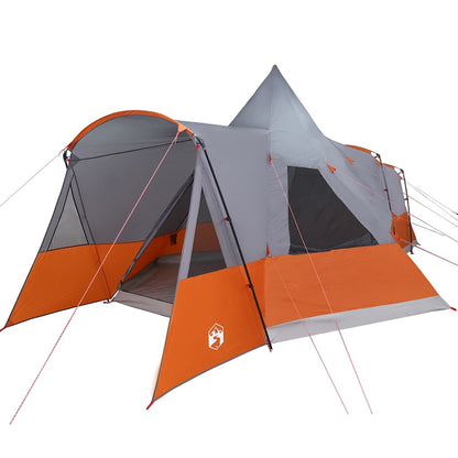 Teepee Tent met dak Grijs en Oranje 720 x 465 x 295 cm