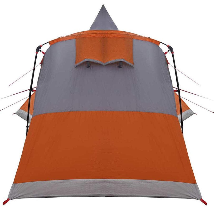 Teepee Tent met dak Grijs en Oranje 720 x 465 x 295 cm