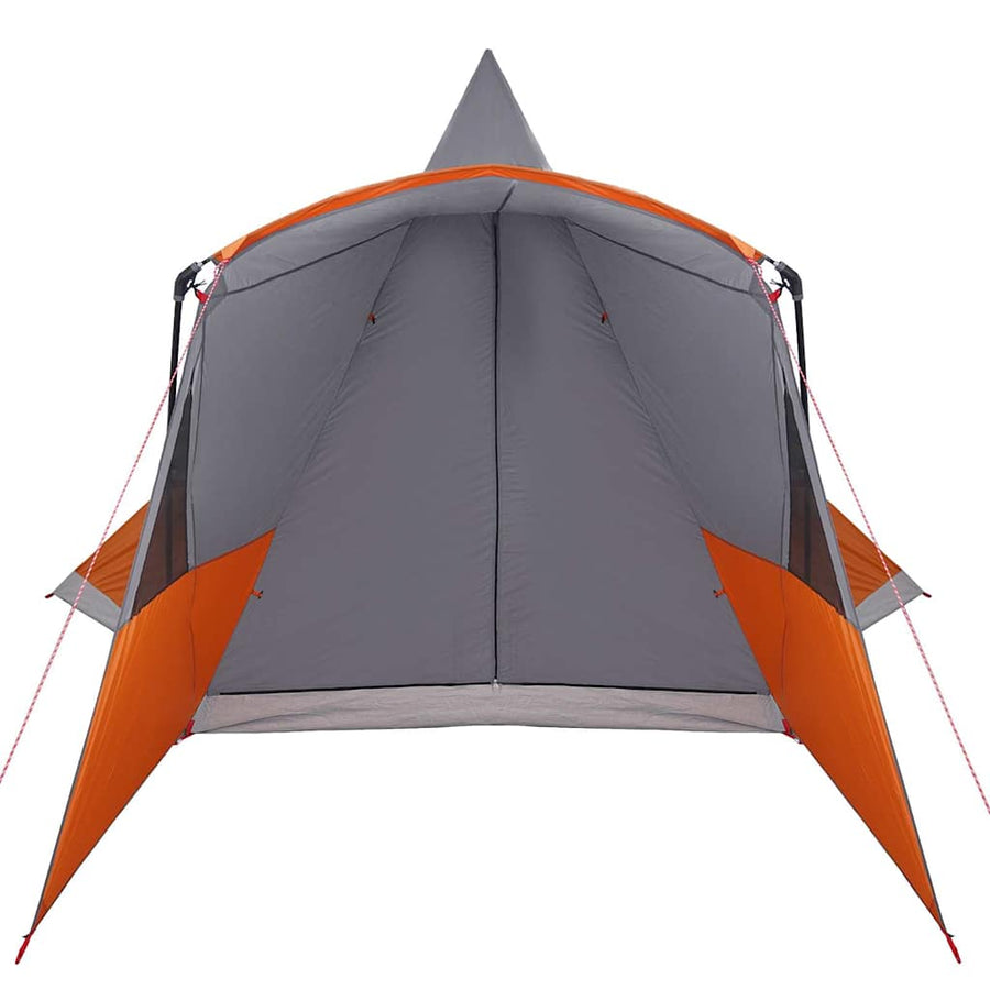 Teepee Tent met dak Grijs en Oranje 720 x 465 x 295 cm