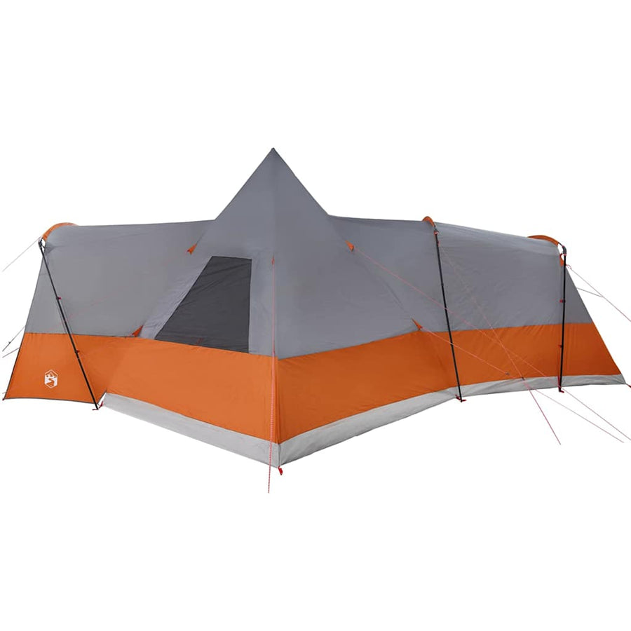 Teepee Tent met dak Grijs en Oranje 720 x 465 x 295 cm
