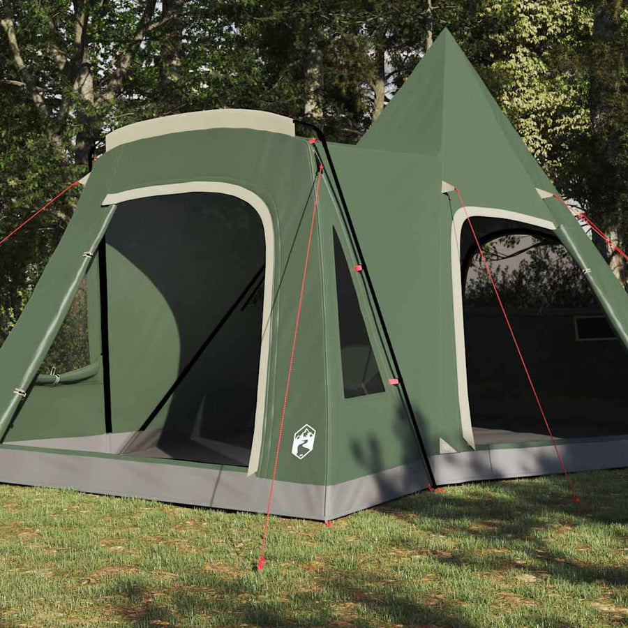 Teepee Tent met dak met opslag Groen 545 x 450 x 295 cm