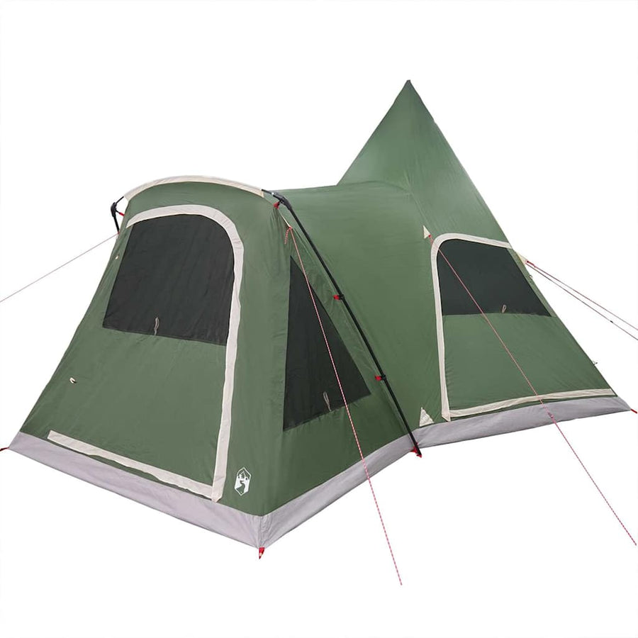 Teepee Tent met dak met opslag Groen 545 x 450 x 295 cm