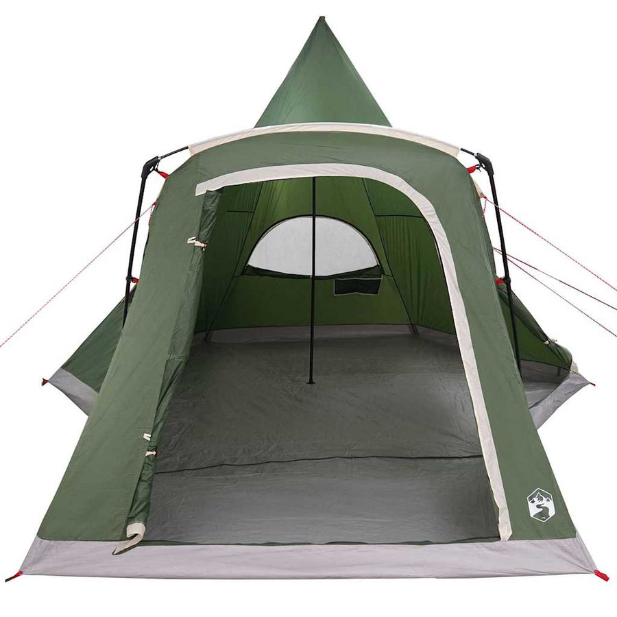 Teepee Tent met dak met opslag Groen 545 x 450 x 295 cm
