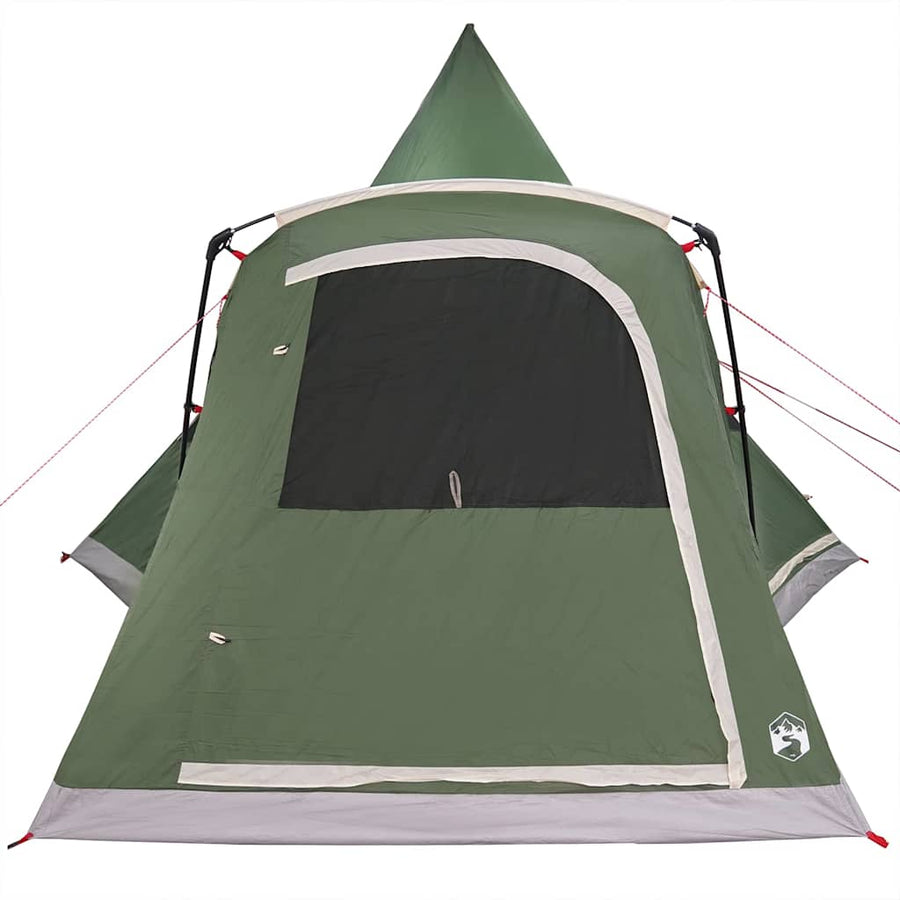 Teepee Tent met dak met opslag Groen 545 x 450 x 295 cm