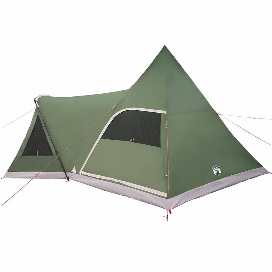 Teepee Tent met dak met opslag Groen 545 x 450 x 295 cm