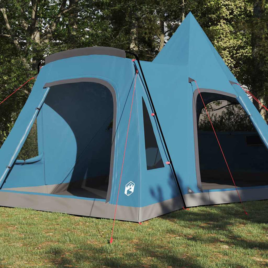 Teepee Tent met dak met opslag Blauw 545 x 450 x 295 cm