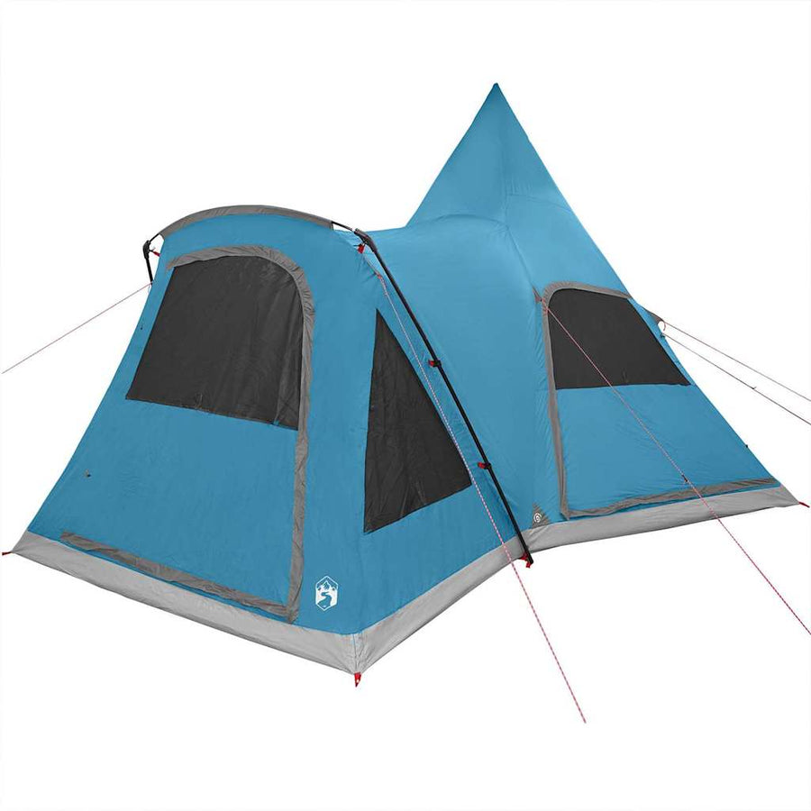 Teepee Tent met dak met opslag Blauw 545 x 450 x 295 cm