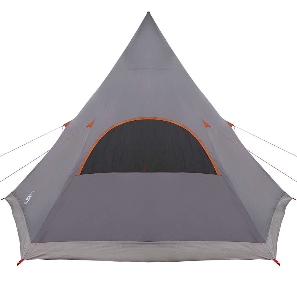 Teepee Tent met dak Grijs en Oranje 545 x 450 x 295 cm
