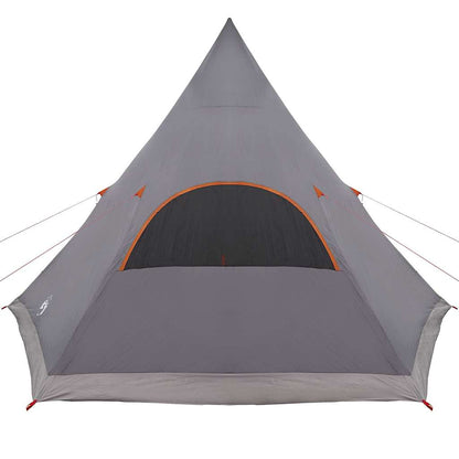 Teepee Tent met dak Grijs en Oranje 545 x 450 x 295 cm