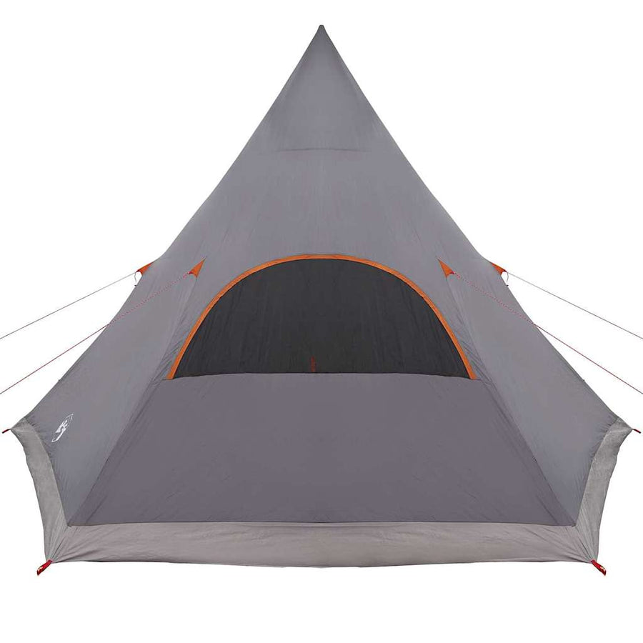 Teepee Tent met dak Grijs en Oranje 545 x 450 x 295 cm