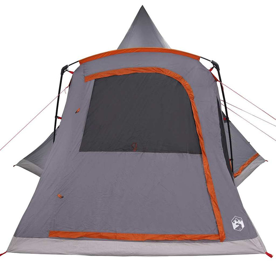 Teepee Tent met dak Grijs en Oranje 545 x 450 x 295 cm