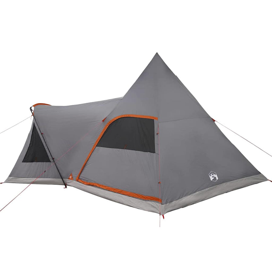 Teepee Tent met dak Grijs en Oranje 545 x 450 x 295 cm