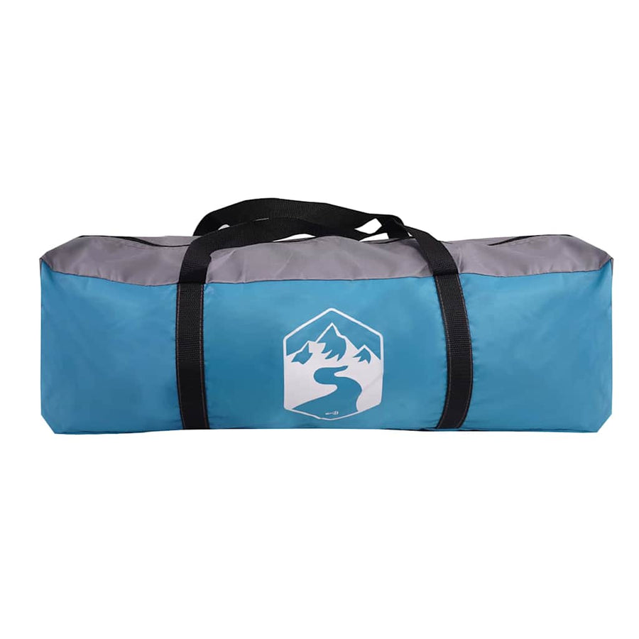 Tunneltent met dak met opslag Blauw 710 x 460 x 245 cm