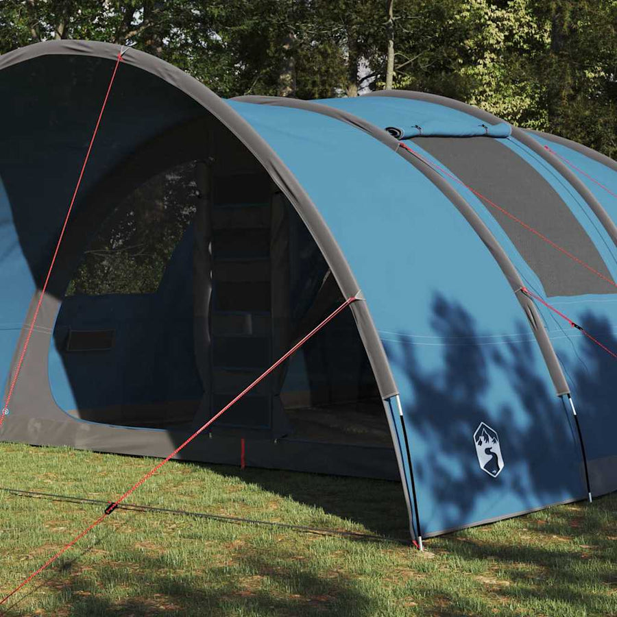 Tunneltent met dak met opslag Blauw 710 x 460 x 245 cm