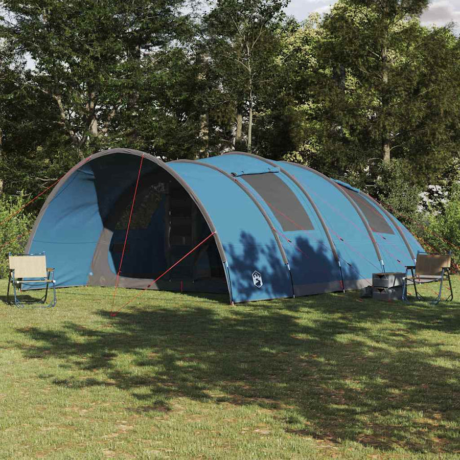 Tunneltent met dak met opslag Blauw 710 x 460 x 245 cm