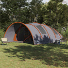 Tunneltent 8 personen 710x460x245 cm grijs oranje